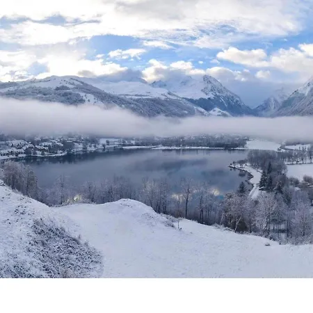 Appt T2 4 Pers Saint Lary Centre Village Parking Esterno foto